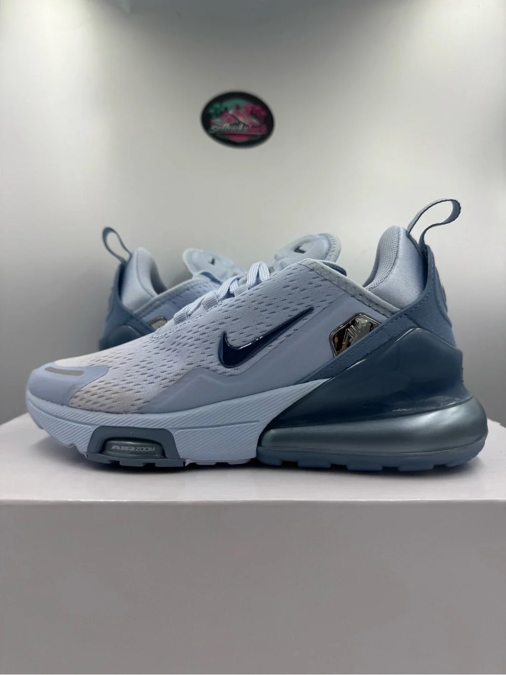 Nike Air Max 270 Premium Hydrogen Light Photo Blue BRAND NEW Size 7 Women